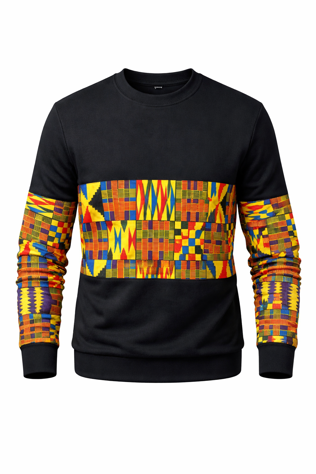 Sweatshirt African Heritage Kente – Ateliê Paradoxo
