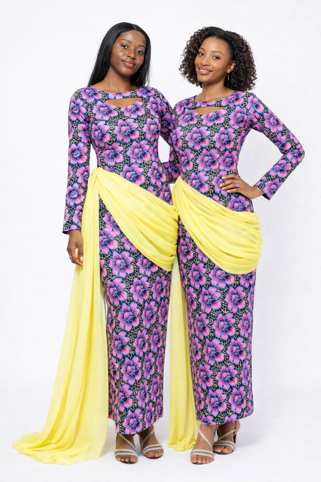 Vestido African Royal Floral – Ateliê Paradoxo