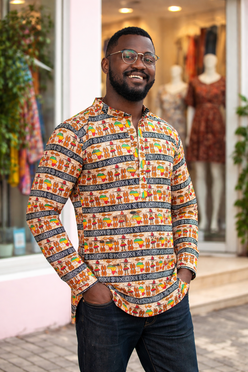 Camisa Afro Heritage Premium – Ateliê Paradoxo