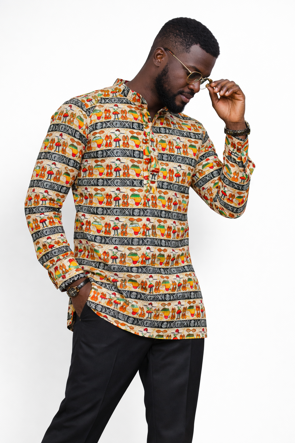 Camisa Afro Heritage Premium – Ateliê Paradoxo