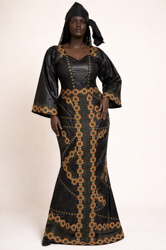 Vestido BVM Royal Essence – Noir Dourado