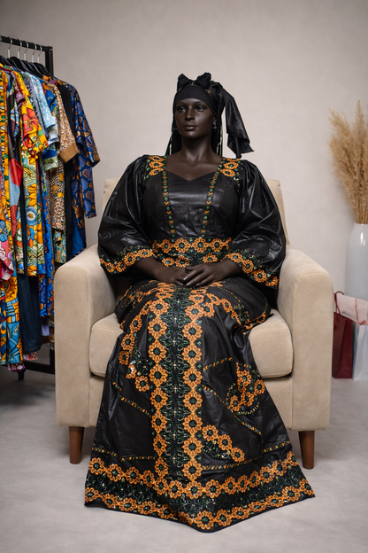 Vestido BVM Royal Essence – Noir Dourado